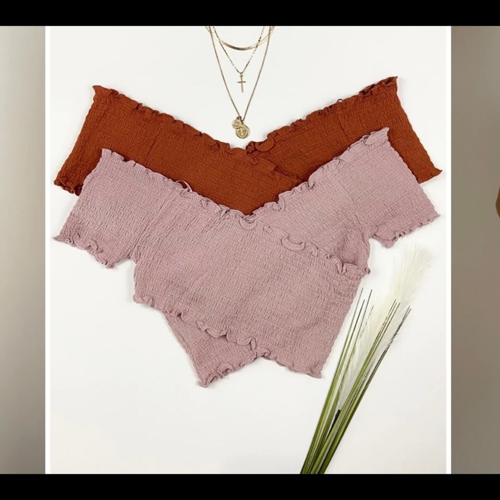 Wicked Fash crop top Copper